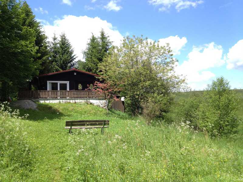 Haus am Pilzgrund - vanuit de tuin - zomer
